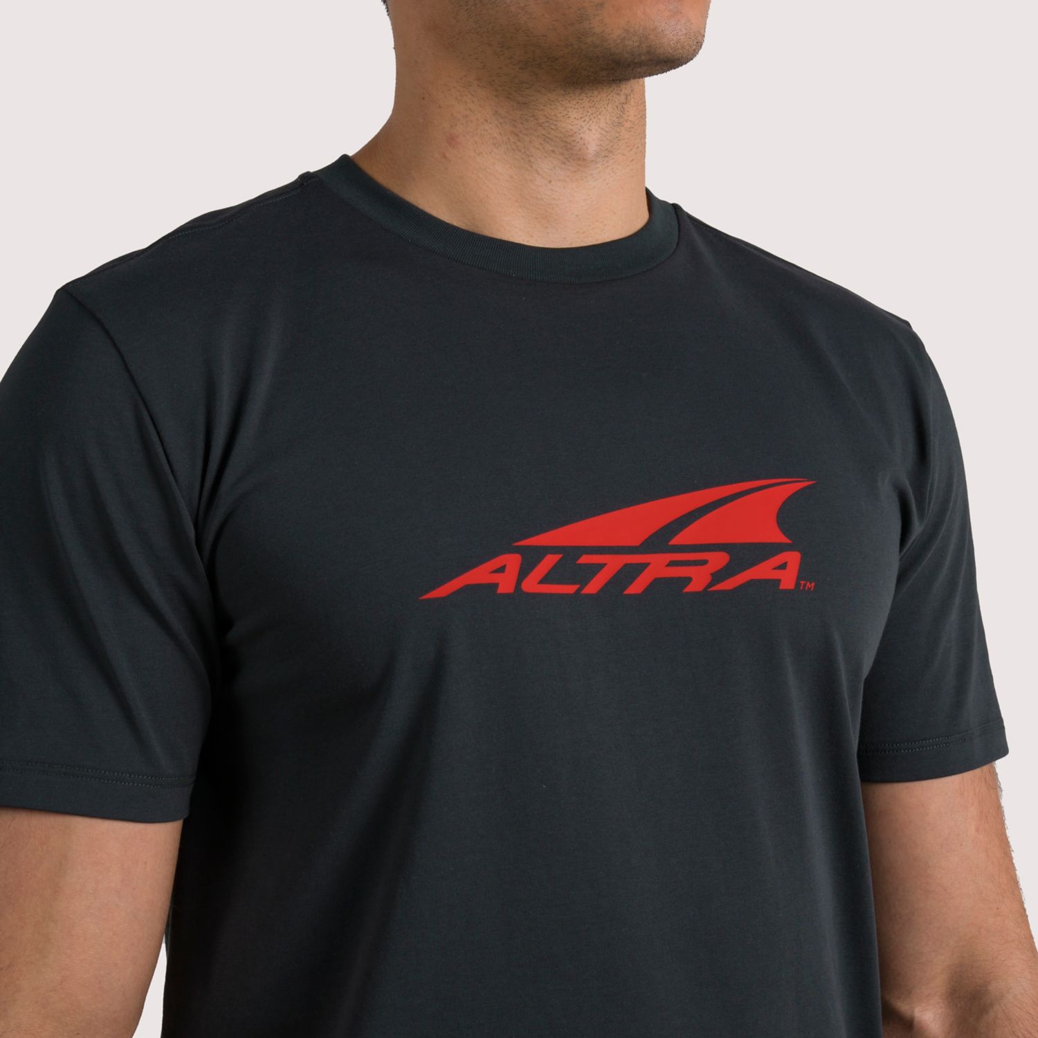 Altra Everyday Recycled Men's T Shirts Black | South Africa-32597409